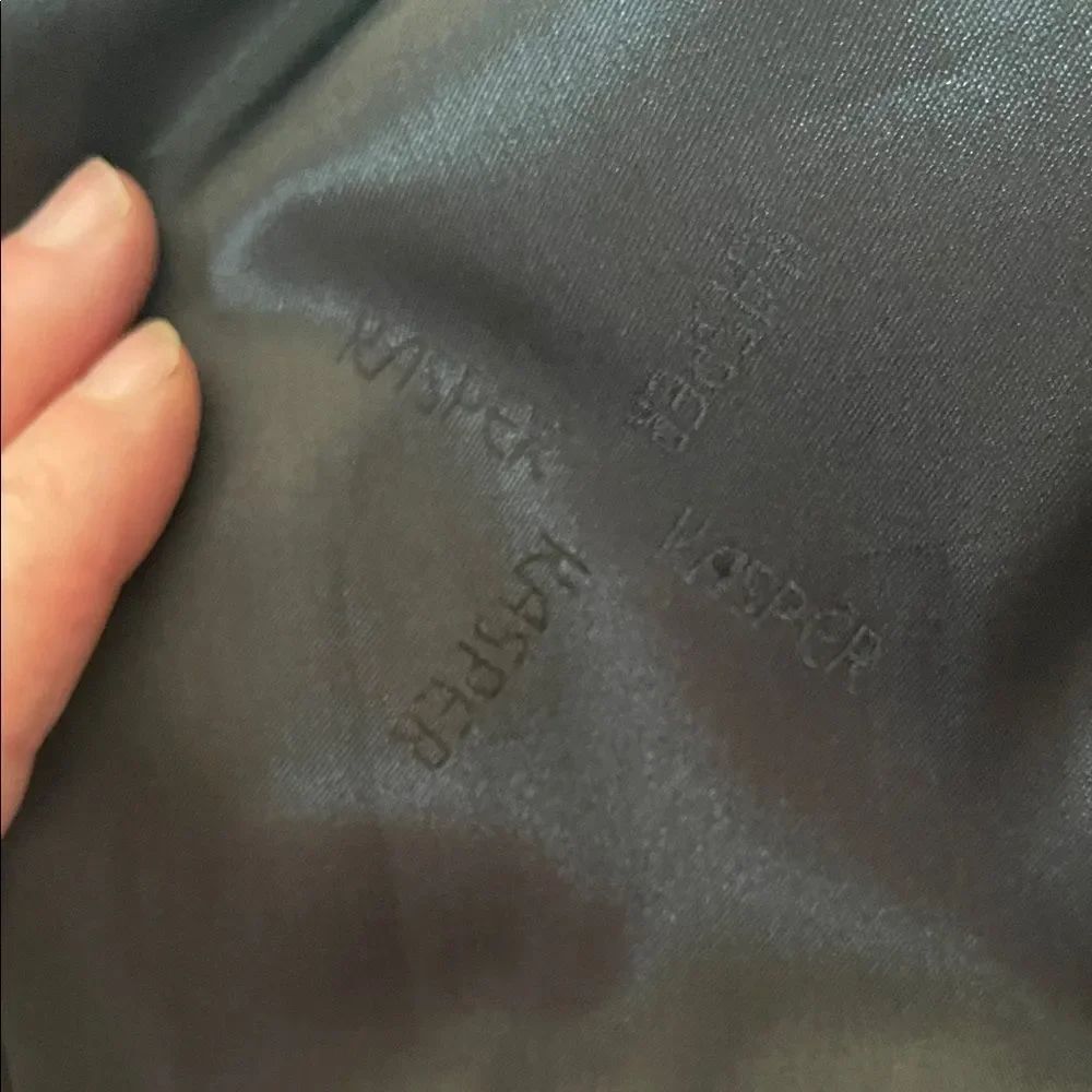 Kaspar Black Leather Jacket - Picture 9 of 9